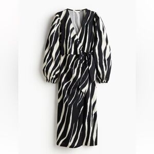 NWOT H&M Zebra Print Dress - 100% cotton